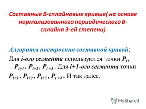 Алгоритм построения сплайна в Компасе