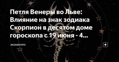 Астрологическое влияние Венеры на знак зодиака