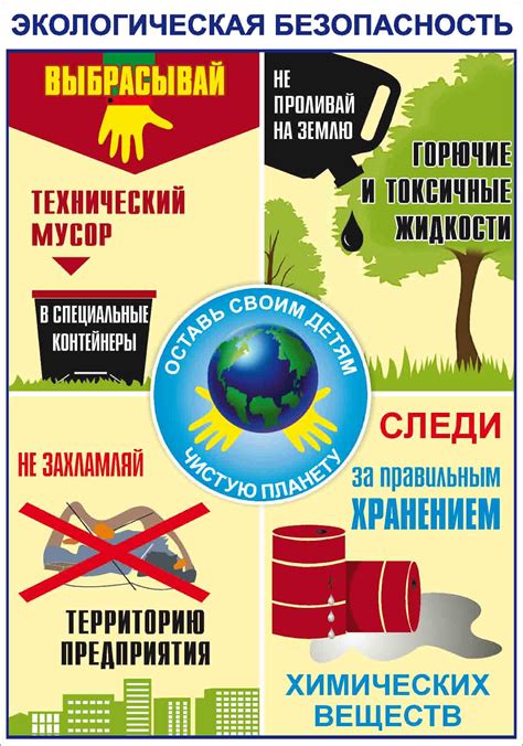 Безопасность и экологические требования