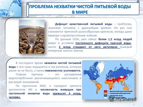 Блага чистой питьевой воды