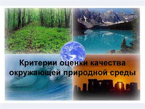 Важность изучения природной среды