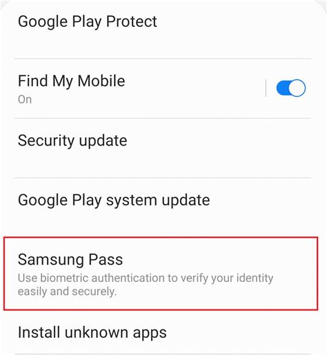 Важные аспекты при отключении Samsung Pass