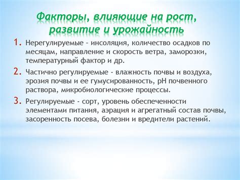 Важные факторы, влияющие на рост и развитие грибного слитка