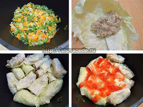 Вегетарианские голубцы с грибами и орехами