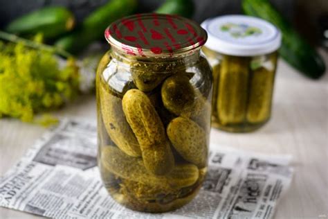 Витамины и минералы в маринованных огурцах