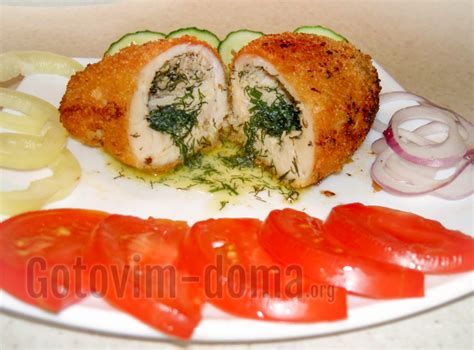 Вкусные домашние котлеты по киевски рецепт