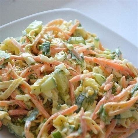 Вкусные салаты
