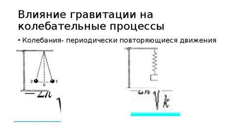 Влияние гравитации на движение