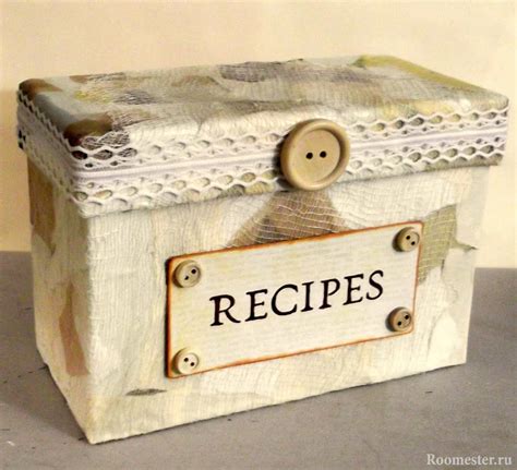 Внешняя отделка коробочки