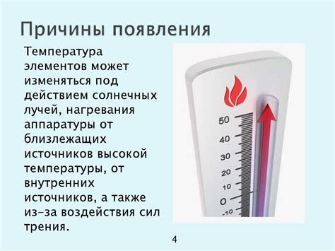 Внутренние причины повышения температуры