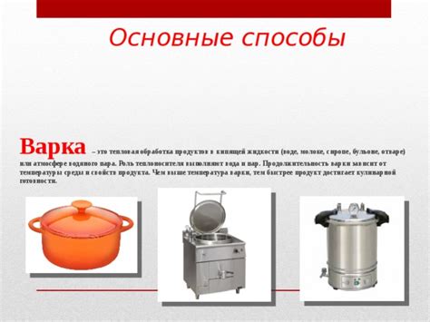 Вода и варка