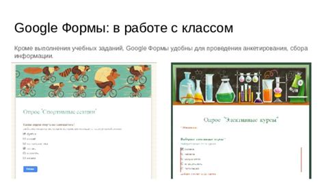 Возможности использования Google Формы для анкетирования