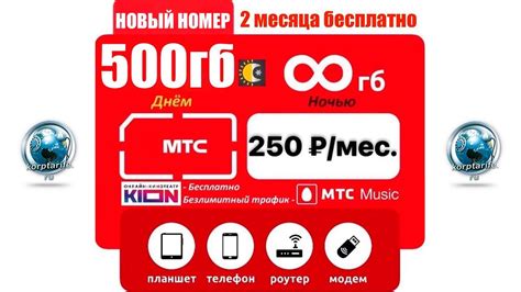 Возможности подарка гигабайт в МТС