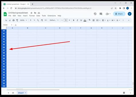 Возможности увеличения размера ячейки вниз Google Sheets