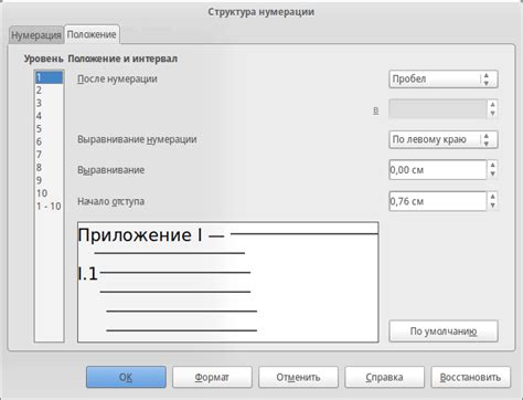 Возможности LibreOffice для настройки отступов