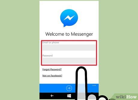 Войдите в приложение Facebook
