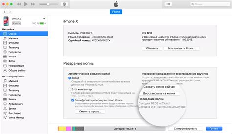 Восстановление чата WhatsApp на iPhone из резервной копии iTunes