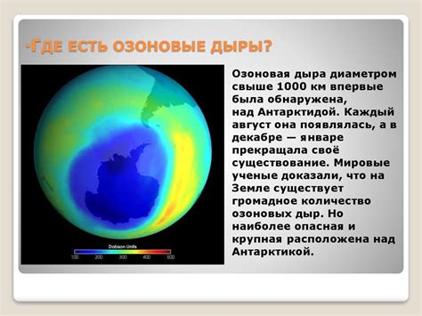 Вредные действия озоновых дыр