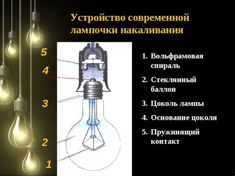 Второй этап работы лампы накаливания