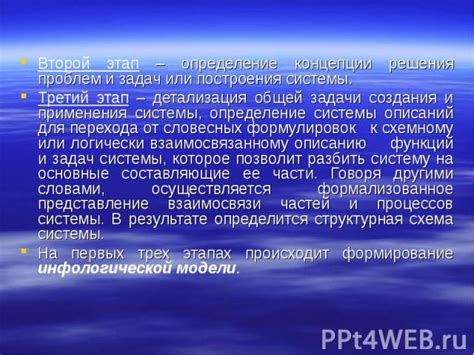 Второй этап – детализация