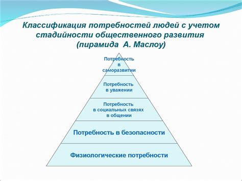 Выбор ПТП с учетом потребностей