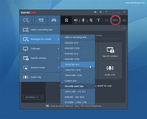 Выбор аудиоустройств для записи игр