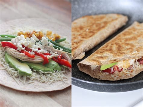 Выбор ингредиентов для готовки кесадильи с курицей