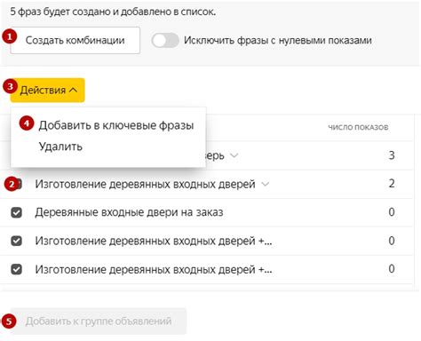 Выбор ключевых слов для объявлений в Яндекс Директ