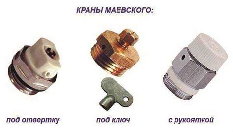 Выбор крана Маевского для чугунной батареи