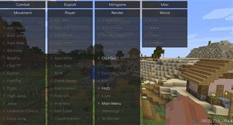 Выбор нужной версии Minecraft