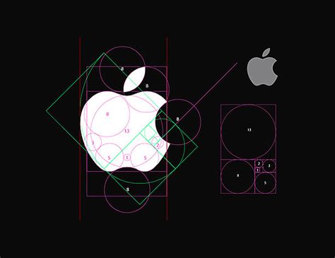 Выбор основных элементов для создания логотипа Apple