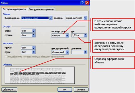 Выравнивание текста и отступы