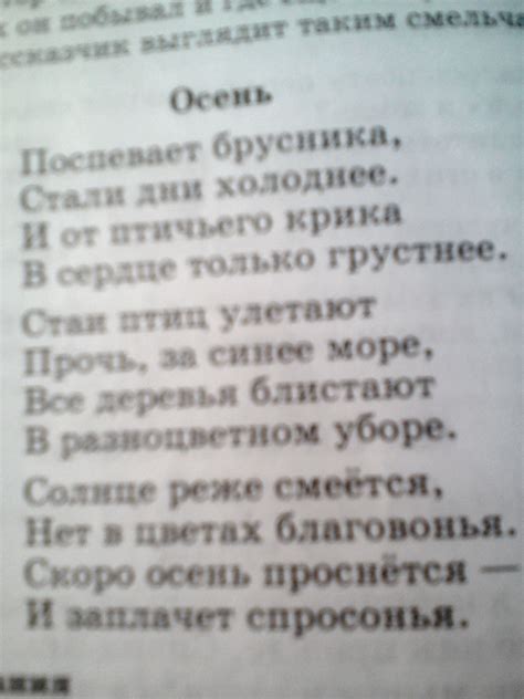В стихотворении