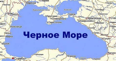 Географические особенности Черного моря и их роль в отсутствии осьминогов