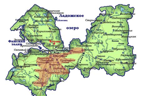 География обитания ласки в Ленинградской области