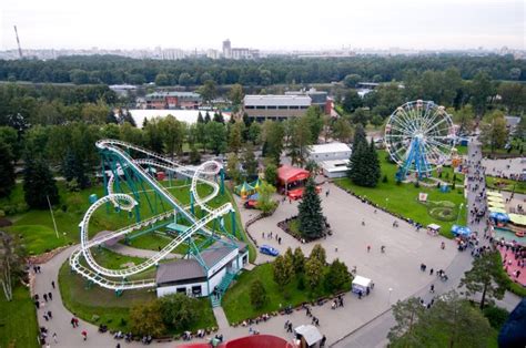 Главные аттракционы парка