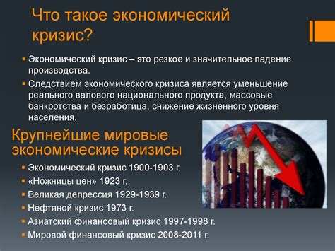 Глобальная экономическая неустойчивость и финансовый кризис