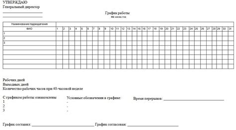 График работы в Москве
