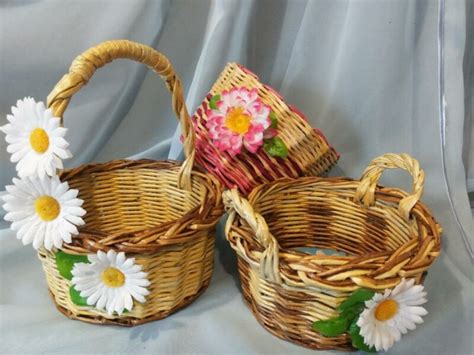 Декорирование корзины