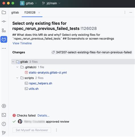 Добавление комментариев и задач к merge request