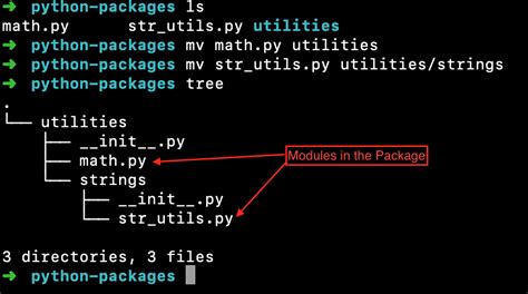 Добавление модуля Python