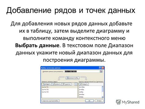 Добавление новых рядов
