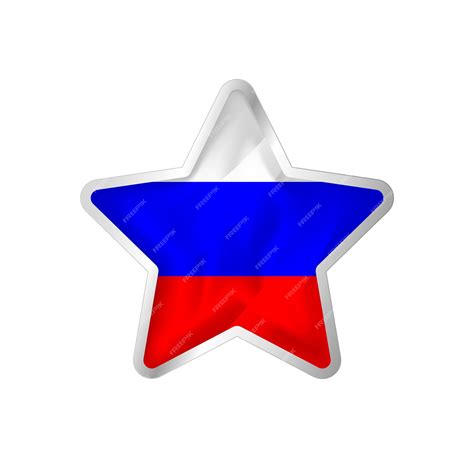 Добавьте звезды на синий фон флага