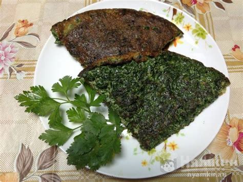 Дополнительные варианты рецептов кюкю из зелени