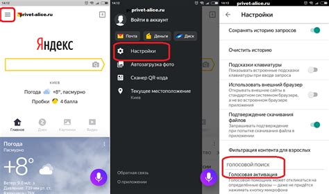 Дополнительные настройки и функции голосовой навигации