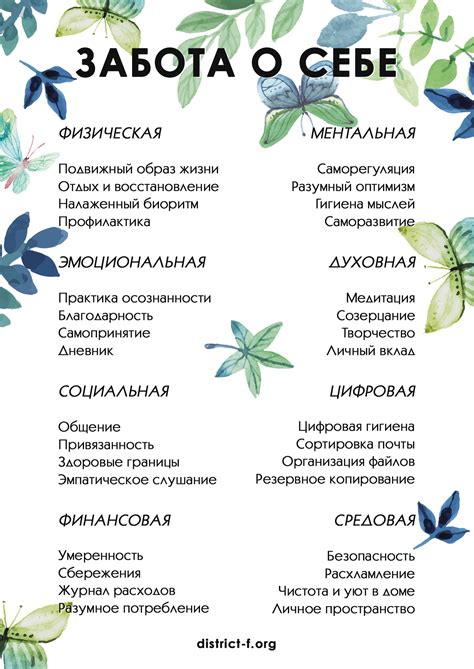 Забота о себе и самоухаживание