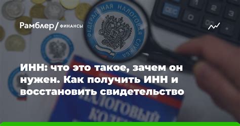 Зачем нужен ИНН и как он используется