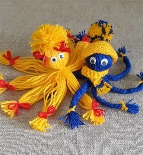 Игрушка из ниток