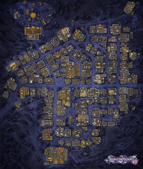 Идея 1: Карта города для игры в ролевую