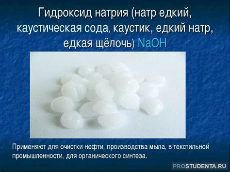 Известные способы получения натрия гидроксид
